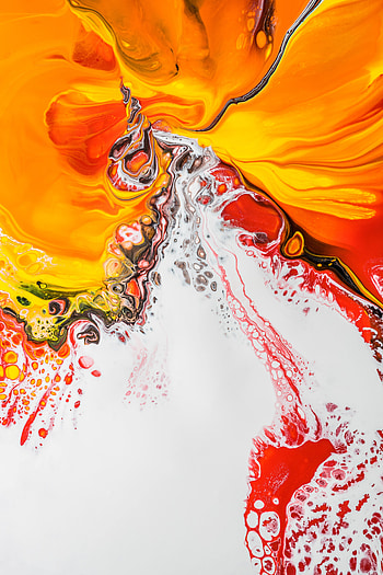 Abstract, Bright, Divorces, Paint, Liquid, Stains, Spots HD phone wallpaper