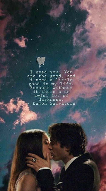 Delena Vampire Diaries, VampireDiaries HD phone wallpaper