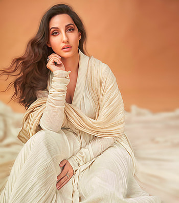 Nora Fatehi, Producer, Digital_Art, Actress, Dancer, Bollywood, Nora_Fatehi, Painting HD phone wallpaper