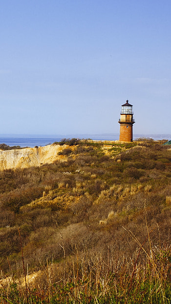Gay Head Lighthouse, Marthas Vineyard, Aquinnah, Windows 10 spotlight HD phone wallpaper