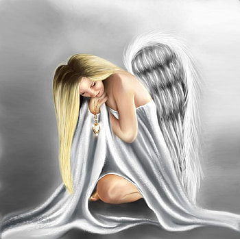 ETERNAL SORROW, wings, eternal, angel, sorrow, dress, female HD wallpaper