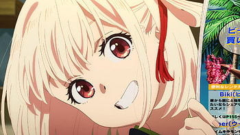 Anime, Lycoris Recoil, Lycoris Recoil -Friends are thieves of time.-, Chisato Nishikigi HD wallpaper