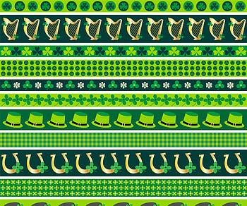 Pattern, texture, st patrick, green HD wallpaper