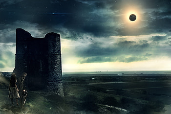 The hope, abstract, fantasy, clouds, hope, sun HD wallpaper