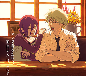Chainsaw Man — Denji & Reze: Sunlit Hearts, Anime, Chainsaw Man, Reze (Chainsaw Man), Denji (Chainsaw Man) HD wallpaper