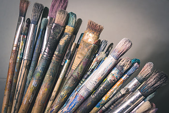 Paint, Art, Miscellanea, Miscellaneous, Stains, Spots, Brush, Brushes, Tassels, Artistic HD wallpaper