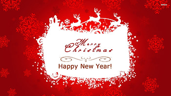 Merry Christmas And Happy New Year, Happy, Year, New, Merry, Chrismas, And HD wallpaper