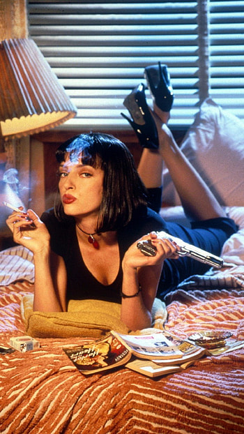 Mia Wallace, Pulp Fiction HD phone wallpaper