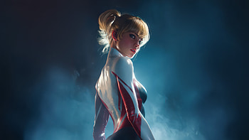 The Spectacular Gwen Stacy, gwen-stacy, superheroes, artwork, art, digital-art, ai HD wallpaper