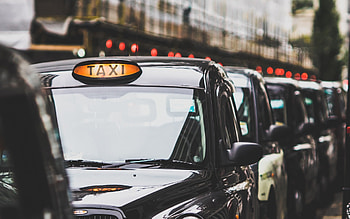 London taxi, LTI TX4, Black, Old cars HD wallpaper