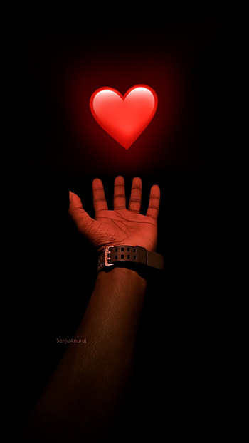 Love, finger, magenta HD phone wallpaper