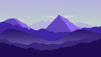 Mountain Lines Minimal , mountains, minimalism, minimalist, artist, artwork, digital-art HD wallpaper