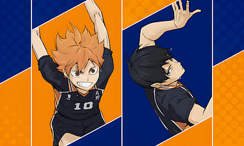 Anime, Haikyū!!, Shōyō Hinata, Tobio Kageyama HD wallpaper