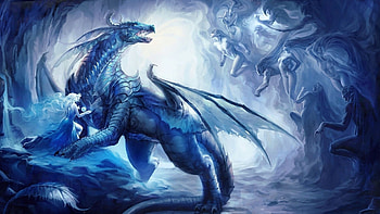 Blue Dragon - afari HD wallpaper