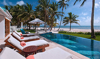 Palm Beach, Villa, Chairs, Occan, Pool HD wallpaper