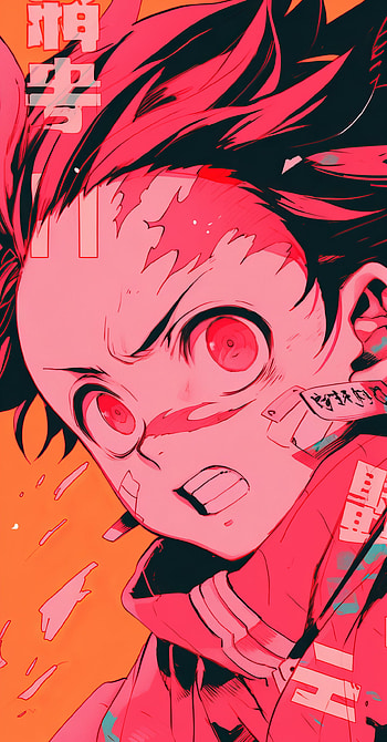 Tanjiro Kamado In Monochromatic Japanese Manga Style, Tanjiro Kamado, Anime, Demon Slayer: Kimetsu no Yaiba HD phone wallpaper