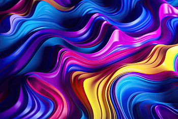 Abstract Pattern, glow, particle, neon, lines, rainbow, Abstract, pattern HD wallpaper