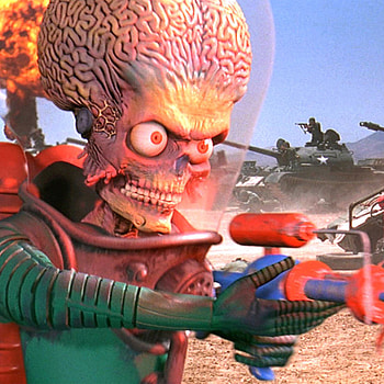Mars Attacks!, Danny Elfman interview, Tim Burton collaboration, Film score HD phone wallpaper