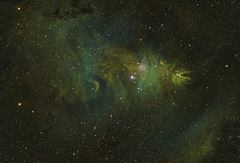 Universe, Stars, Nebula, Glow, Cone Nebula HD wallpaper