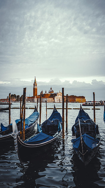 Cities, Water, Boats, Italy, Venice, City, Gondola HD phone wallpaper