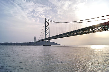 Akashi Kaikyo Bridge, Around Japan, Suspension bridge, Architectural masterpiece HD wallpaper