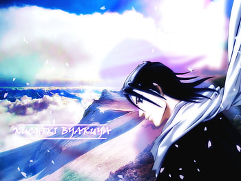 Byakuya, colorful, bleach, anime, boy HD wallpaper
