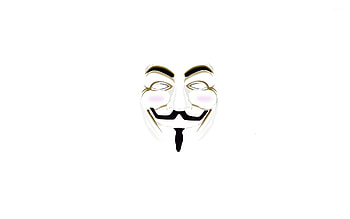 Guy Fawkes mask , Minimalistic HD wallpaper