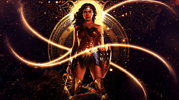 Wonder Woman Power Unleashed, wonder-woman, superheroes, artwork, digital-art HD wallpaper