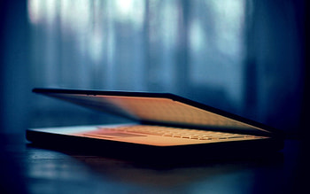 Computer, Shine, Light, Miscellanea, Miscellaneous, Notebook, Laptop HD wallpaper