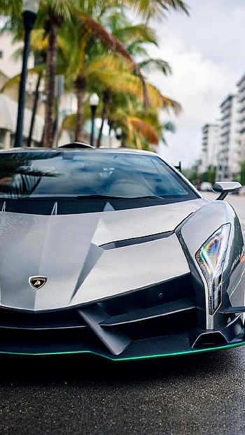 Lamborghini Hexagon, Grey HD phone wallpaper
