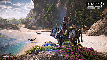 Horizon Forbidden West, Main story length, Comparison to Horizon Zero Dawn, Exciting narrative HD wallpaper