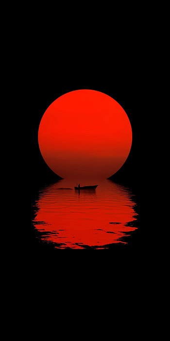 Sunset, afterglow, sky HD phone wallpaper
