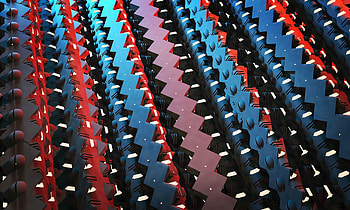 3D, Acute, Sharp, Zigzags HD wallpaper