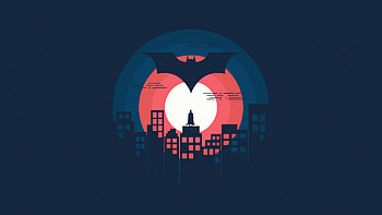 Batman, minimal art HD wallpaper