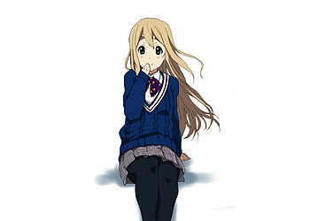 Mugi, Anime Girl, Kotobuki, Anime, Smile, K-ON, Seifuku, Tsumugi, Tsumugi Kotobuki, School Uniform, Blonde, Anime Rocker, Blushing, Big Eyes HD wallpaper