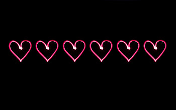 Pattern, valentine, day, black, pink, texture, card, heart HD wallpaper