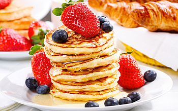 *** Yummy... ***, fruits, fresh, food, pancakes HD wallpaper