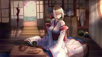 Nero claudius, fate, anime girl, beautiful HD wallpaper
