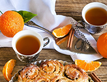 *, orange, tea, food, cake HD wallpaper