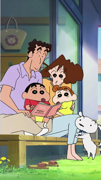 Shinchan, nohara family HD phone wallpaper