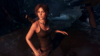 Laptop full , Stunning visuals, Lara Croft's adventure HD wallpaper