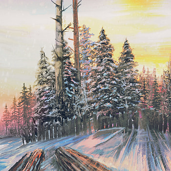 Art, Sun, Forest HD phone wallpaper
