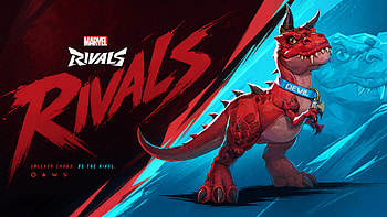 Marvel Rivals — Devil Dinosaur, Tyrannosaurus Rex, Cartoon HD wallpaper