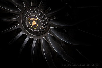 Wheel, Lamborghini Logo HD wallpaper