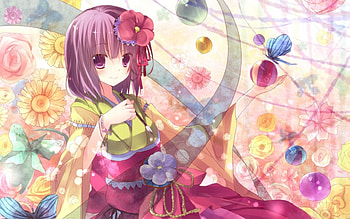 Touhou, Amazing, Manga, Cute, Smile, Beautiful, Yukata, Gorgeous, Happy, Flowers, Oriental, Blushing, Hieda no Akyuu, Playful, Emotional, Anime Girl, Purple Hair, Lovely, Awesome, Anime, Hieda, Blush, Pretty, Fun, Sweet, Akyuu, Purple Eyes, Sexy, Painting, Kimono HD wallpaper