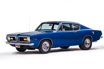 1969-Plymouth-Barracuda, Muscle, Classic, Blue, 1969 HD wallpaper