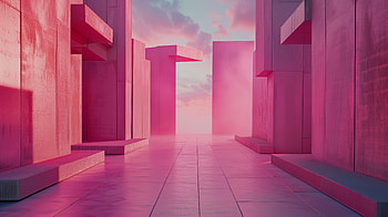Pink Aesthetic Cityscape, aesthetic, pink aesthetic, pink HD wallpaper