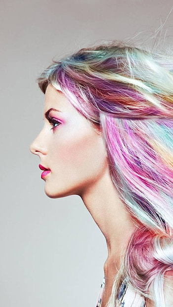 Hair Style, Colorful Hair, women hair HD phone wallpaper
