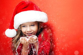 Little Santa Girl Christmas, holidays, celebrations, christmas HD wallpaper