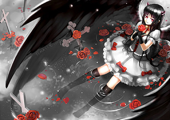 water demon, cute, adorable, anime HD wallpaper